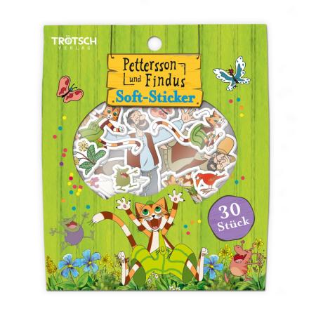 Pettersson & Findus Soft-Sticker 30 Stück