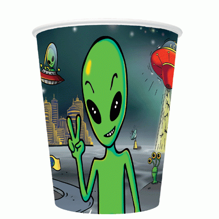 Alien Party Becher