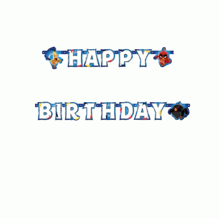 Angry Birds Happy Birthday Girlande (2,22€/Meter) Angry Birds Happy Birthday Girlande (2,22€/Meter)