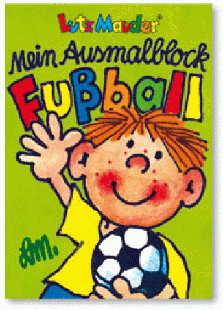 Ausmalblock Fußball A7 Lutz Mauder