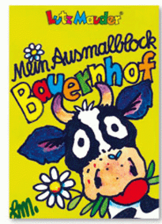 Ausmalblock Bauernhoftiere A7 Lutz Mauder