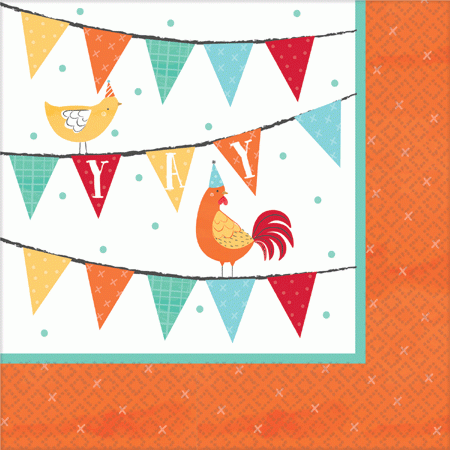 Barnyard kleine Party Servietten