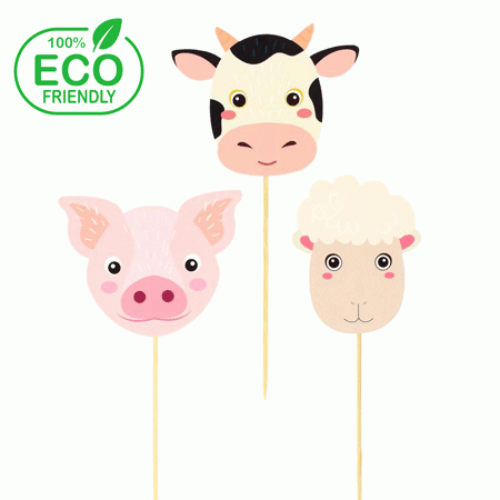 Bauernhof Kuchendeko - Eco friendly