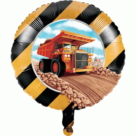 Baustelle Party Folienballon