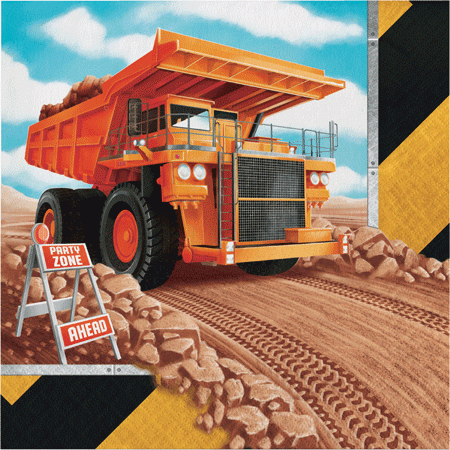 Baustelle Party Servietten