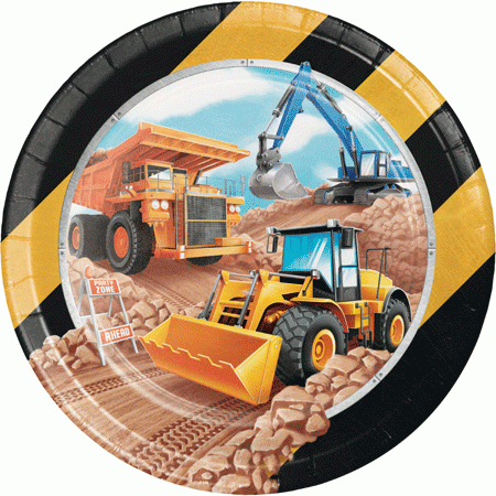 Baustelle Party Teller
