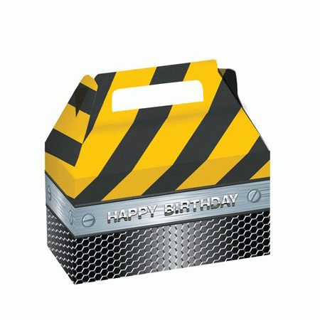 Mitgebselbox - Dekobox Baustelle 2 Stück