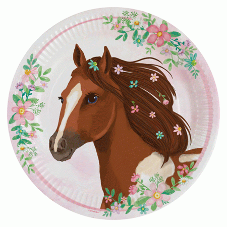Pferde Party Teller Beautiful Horses