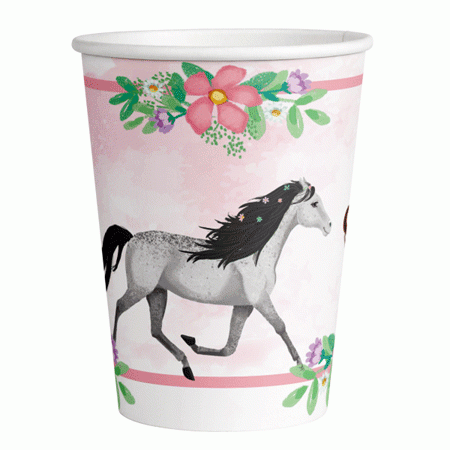 Pferde Party Becher Beautiful Horses