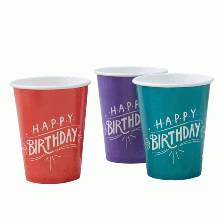 Happy Birthday Party Becher Happy Birthday Party Becher