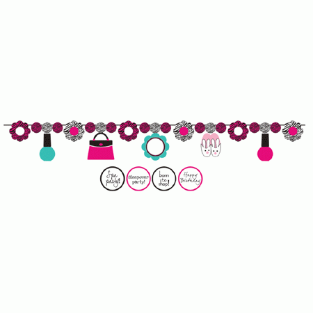 Beauty Spa Party Girlande (2,39 €/M)
