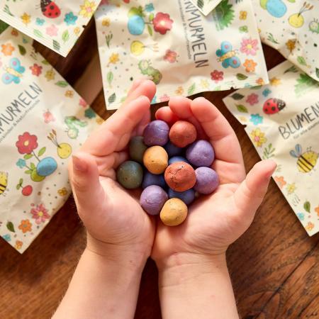 Blumenmurmeln für Bienenfreunde