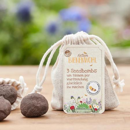 Blumenmurmeln Seedbombs Bienenwohl