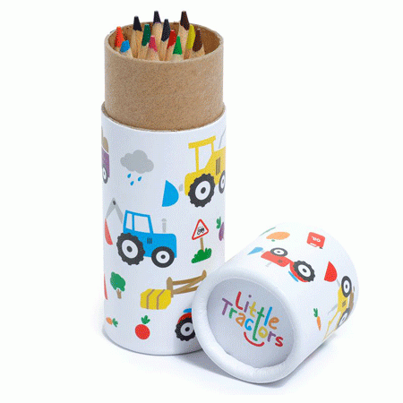 Buntstifte kleiner Traktor