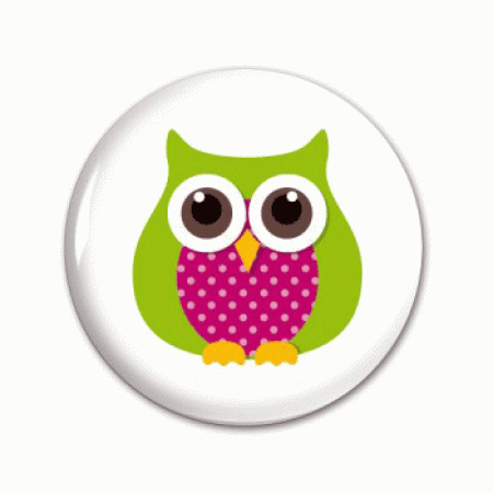 Eulen Mini-Button