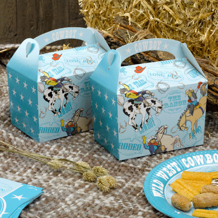 Wild West Cowboys Wanted Party Boxen