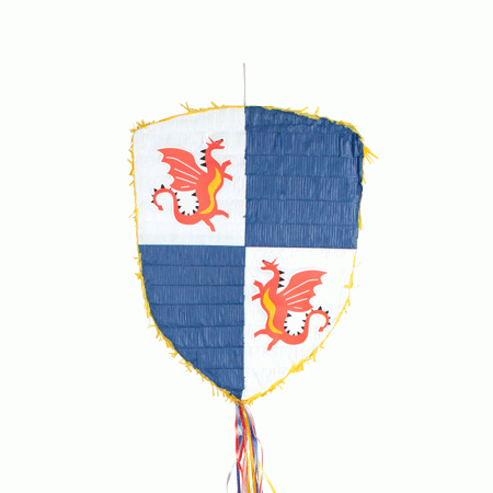 Zugband Pinata Ritter Schild