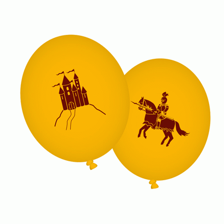 Drache und Ritter Luftballons
