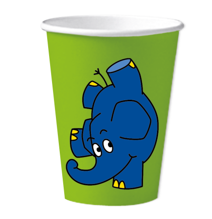 Der Elefant Party Becher