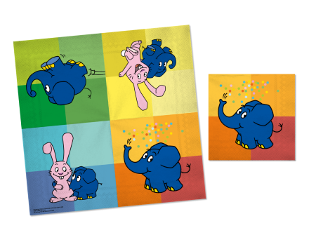 Der Elefant Party Servietten