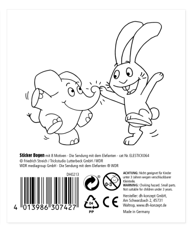Der Elefant Sticker