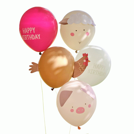 Farm Bauernhof Luftballons
