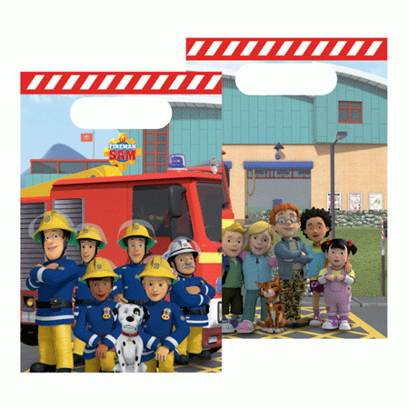 Feuerwehrmann Sam Party Papier Tüten