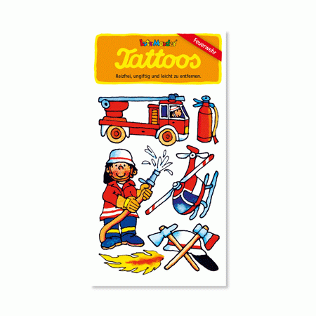 Feuerwehr Tattoos Feuerlöscher von Lutz Mauder