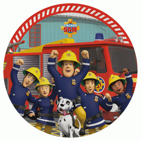 Feuerwehrmann Sam Party Teller