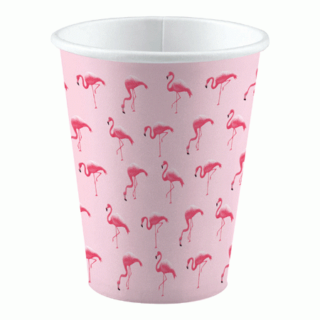 Flamingo Paradise Party Becher