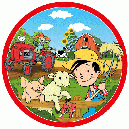 Flos Bauernhof Party Teller