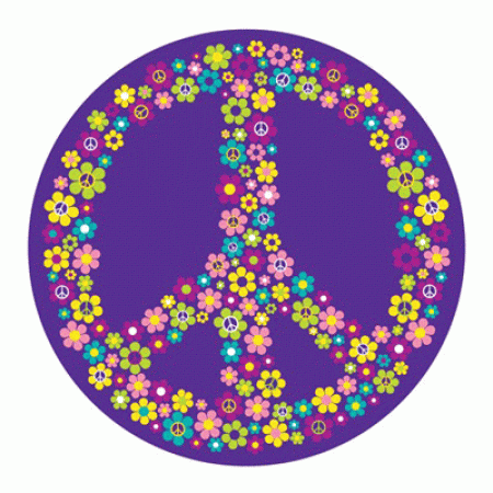 Flower Power Einladungskarten
