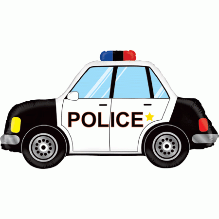 Polizeiauto Folienballon