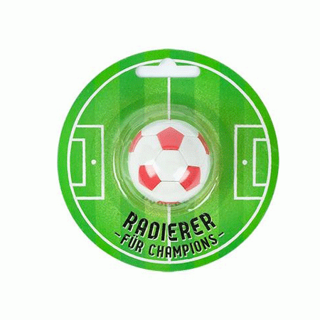 Fussball Radiergummi