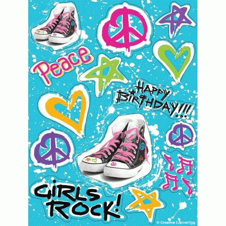 Girls Rock Sticker
