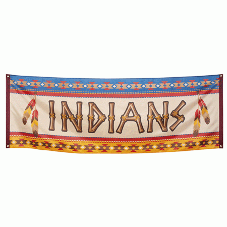 Indianer Stoff Banner