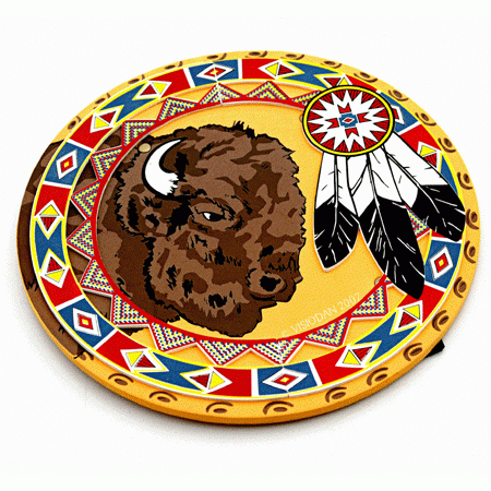 Indianer Schild - Soft Line - Moosgummi