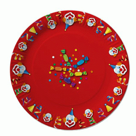 Karneval Fasching Party Teller