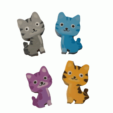 Radiergummi Katzen 8 Stück