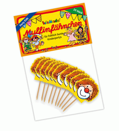 Party Kids Clown Muffinfähnchen Lutz Mauder