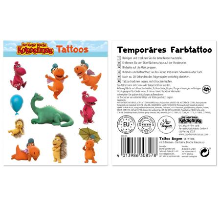 Drache Kokosnuss Tattoo