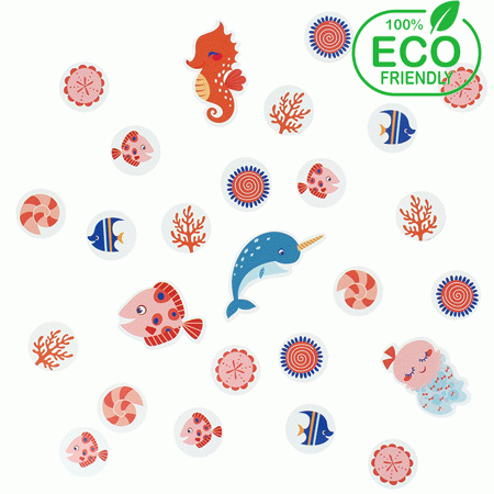 Unterwasserwelt Konfetti (0,07 Cent/Stück) - Eco friendly