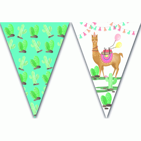 Lama Party Girlande (1,72 €/M)