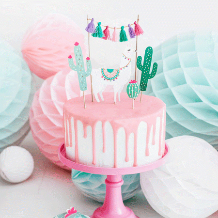 Lama Kuchendekoration 5tlg.