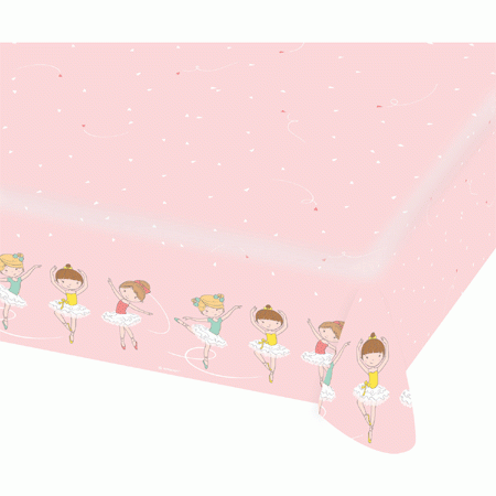 Ballerina Papier Tischdecke Little Dancer