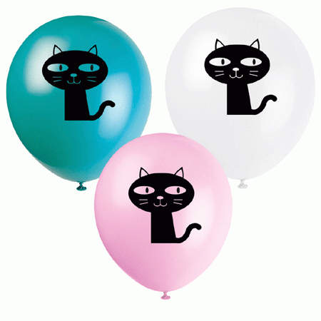 Kätzchen Luftballons Kätzchen Luftballons