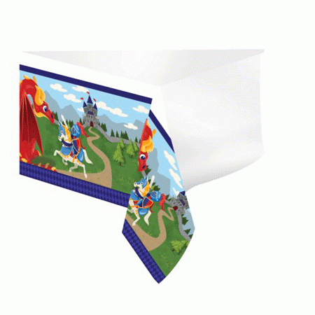 Ritter und Drache Party Tischdecke