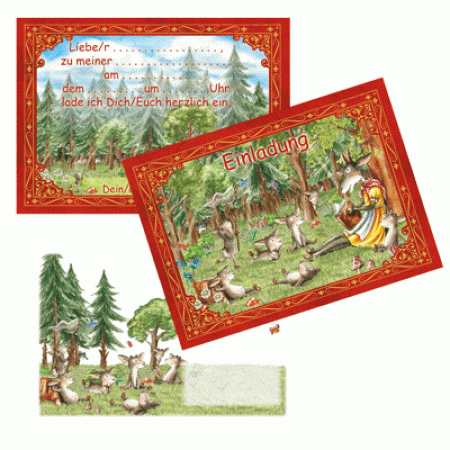 Märchen Partyeinladung