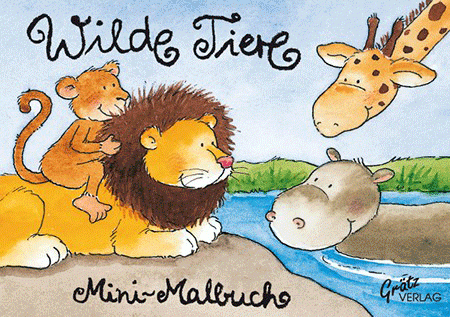 Mini Malbuch Wildtiere