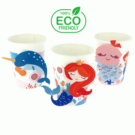 Meerjungfrau Party Becher - Eco friendly